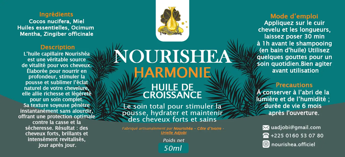 Nourishea Harmonie Huile Modifiée